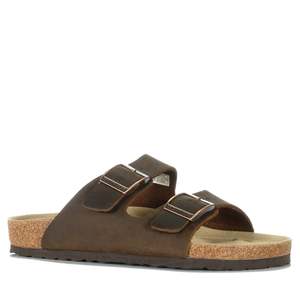 Unisex Sandals: Neckermann N2718 Cafe Leather