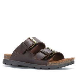 Mens Sandals: Hush Puppies Salton Brown