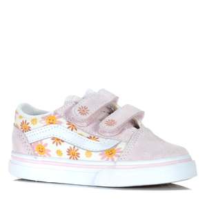 Vans Old Skool V Sunshine Flower Pastel Pink