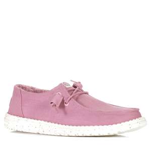 Hey Dude Womens Wendy Stretch Canvas Foxglove Pink