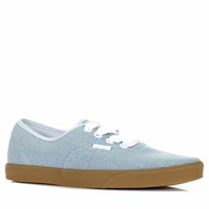 Womens Sale Sneakers: Vans Authentic Lowpro Denim Baby Blue
