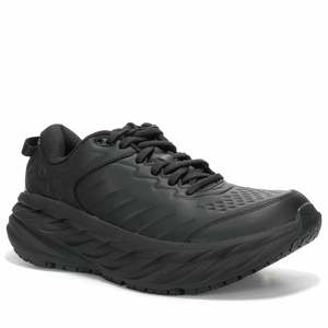 Hoka: Hoka Bondi SR Wide (2E) Mens Black/Black