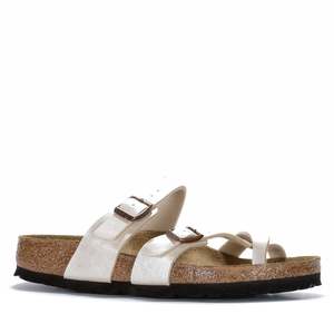 Birkenstock Mayari Birko-Flor (Regular) Pearl White