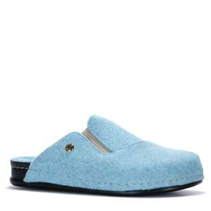 Womens Slippers: Dr Feet Harriet Light Blue