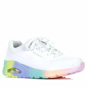 Womens Sale Sneakers: Skechers Uno - Rainbow Souls 155134 Multi