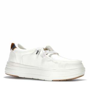 Womens Sale Sneakers: Hey Dude Womens Wendy Nova Classic Egret