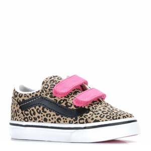 Kids: Vans Old Skool V Leopard Pop