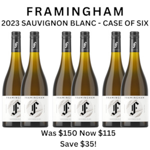 Special Release Packs: 2023 Framingham Sauvignon Blanc - Case of Six - Save $35