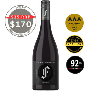 Special Release Packs: 2022 Framingham Pinot Noir - Wine Club Deal - Save $40 on 6 bottles + Freight Free