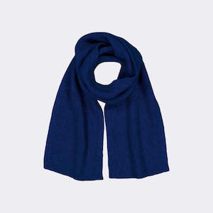 Possum merino fine rib scarf made in Auckland, New Zealand
