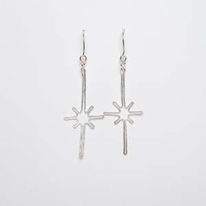 Jewellery: Starlight earrings by Zoë Lovell-Smith made in Christchurch, New Zealand