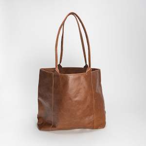 Leather handbag made in Geraldine, New Zealand, two colours