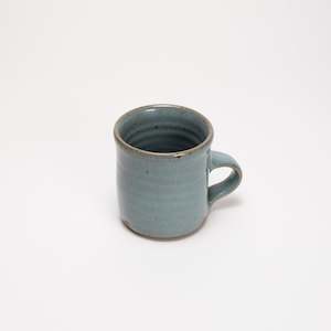 Espresso cup by Driving Creek Pottery made in the Coromandel, Aotearoa, two colours