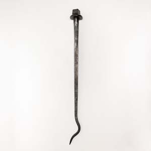Hand forged fire poker made in Darfield, New Zealand