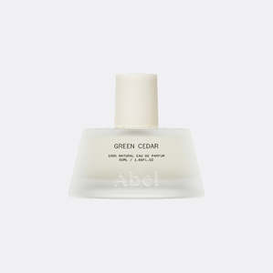 Under 100: Green Cedar eau de parfum by Abel, two sizes