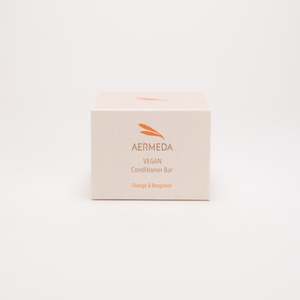 Conditioner bar by Aermeda made in Dunedin, Aotearoa, two scents