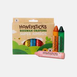 Under 50: Super jumbo beeswax crayons by Honeysticks made in Auckland, New Zealand