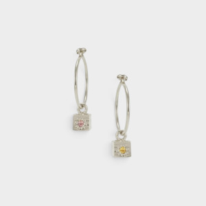 Bedrock charm sleepers (yellow sapphire) by Alexandra Dodds