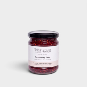 Raspberry jam by Kitchen Window made in Wānaka, New Zealand