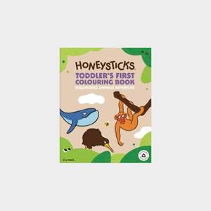 Kids: Toddler's first colouring book: Endangered Animals by Honeysticks