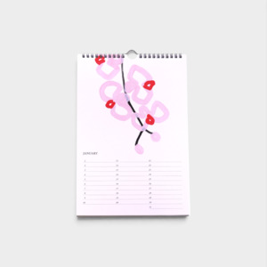 Under 50: Birthday calendar by Lucky Luijk made in Wellington, New Zealand