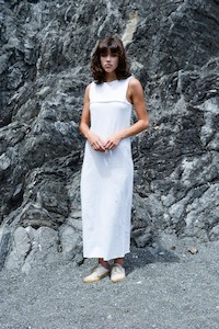 View All: KNIT TANK DRESS 003 - WHITE