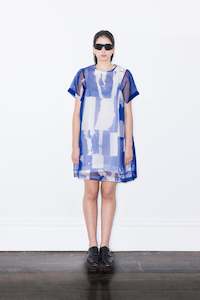 View All: SILK ORGANZA DRESS 003 - BLUE