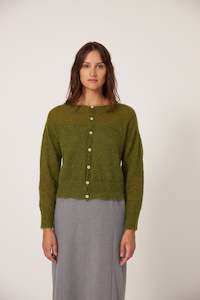 Fleur Cardigan - Peridot Green