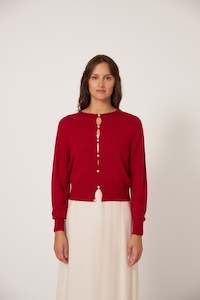 Cardigans 1: Anni Cardigan - Cherry