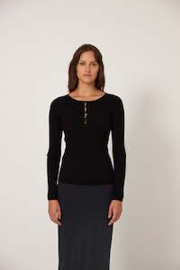 Tops Vests: Form Top - Black
