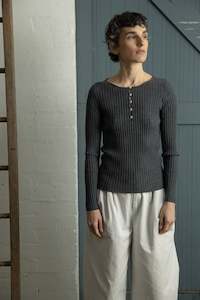 Tops Vests: Form Top - Shadow Grey