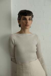 Tops Vests: Form Top - Ivory