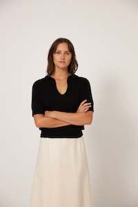 Tops Vests: Pip top - Black