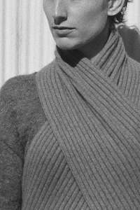 Ripple Scarf - Granite