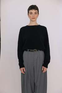 Sibling Nimbus: Nimbus Raglan Knit - Black