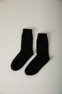 Possum Merino Socks - Black