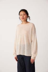 Feather Knit - Creme