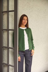 Dusk Cardigan - Herb Green