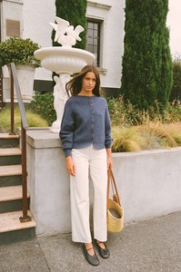 Loft Cardigan - Fiord Blue