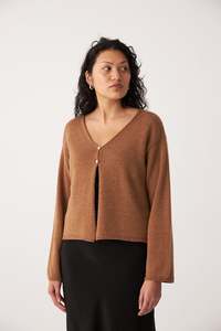 Bella Cardigan - Brown Sugar