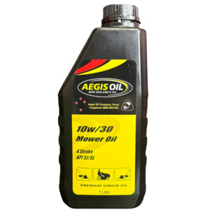 Oils Lubricants: Aegis 10w/30 Mower Oil 1 Litre