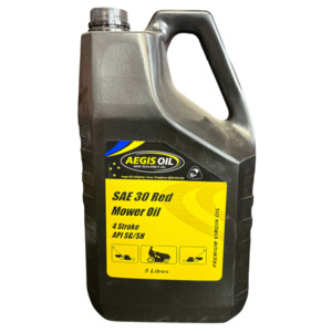Oils Lubricants: Aegis SAE30 Red Motor Oil 5 Litre