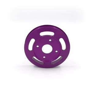 On Sale: Scratch&Dent Billet Underdrive Water Pump Pulley for Nissan RB Engines - Purple 140mm