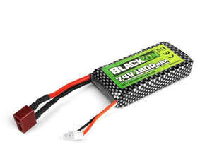 Electronics: Blackzon Battery Pack LiPo 7.4V, 1600mAh