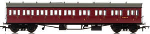 Hornby BR, Collett 57’ Bow Ended E131 Nine Compartment Composite (Right Hand)