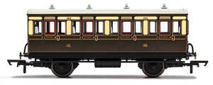 Carriages: Hornby GWR 4 Wheel 1st Class Coach 143