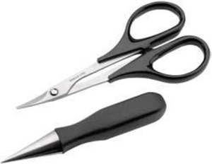 Excel Hobby Knifes Tools: DUBRO 2 PCE BODY REAMER, CURVED SCISSORS SET