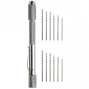 Excel Hobby Knifes Tools: Excel Pin Vise w/12 drill bits