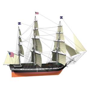 Wooden Sailing Ships: Billing USS Constitution 508