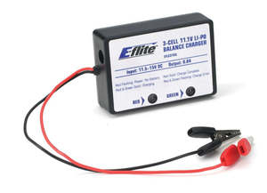 Chargersdischargers: E-Flite 3-Cell LiPo Balancing Charger 0.8A